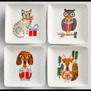 POTTERY BARN Denise Fiedler appetizer plates!